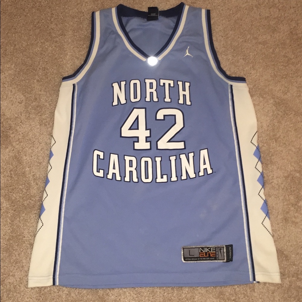 UNC Jordan (Nike Elite) basketball jersey